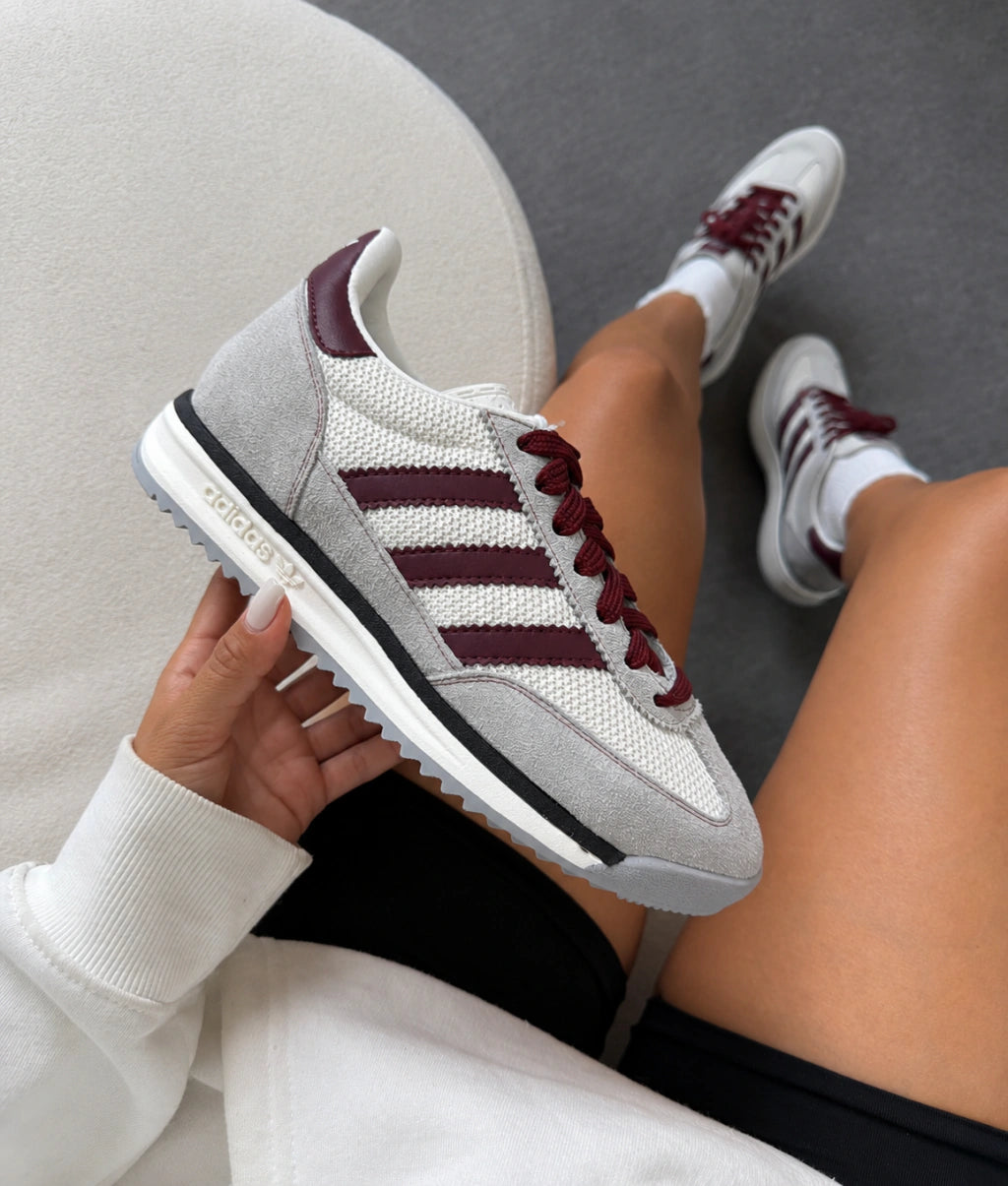 Adidas SL 72 Couro cinza vinho