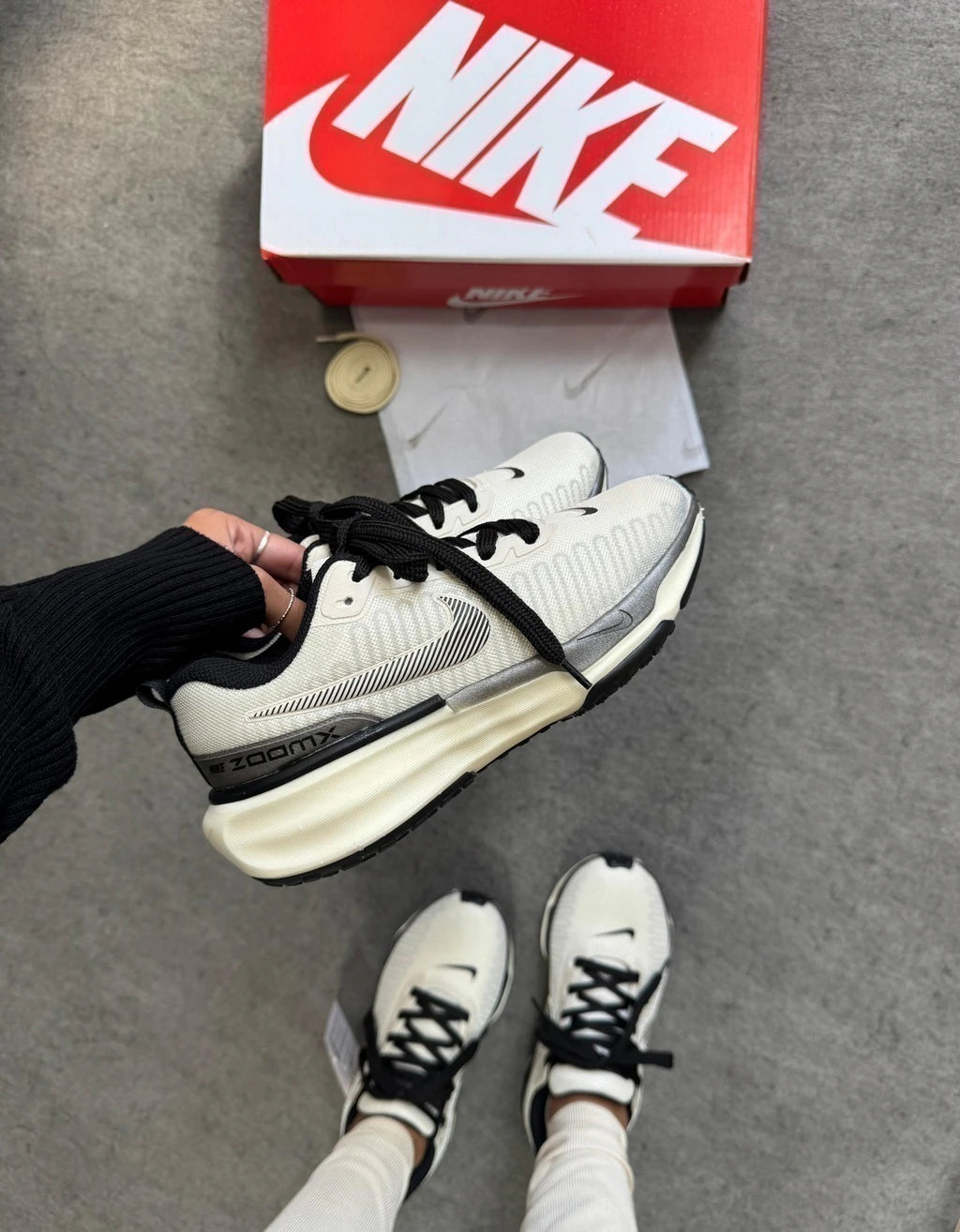 NIKE ZOOM X - CINZA/PRETO