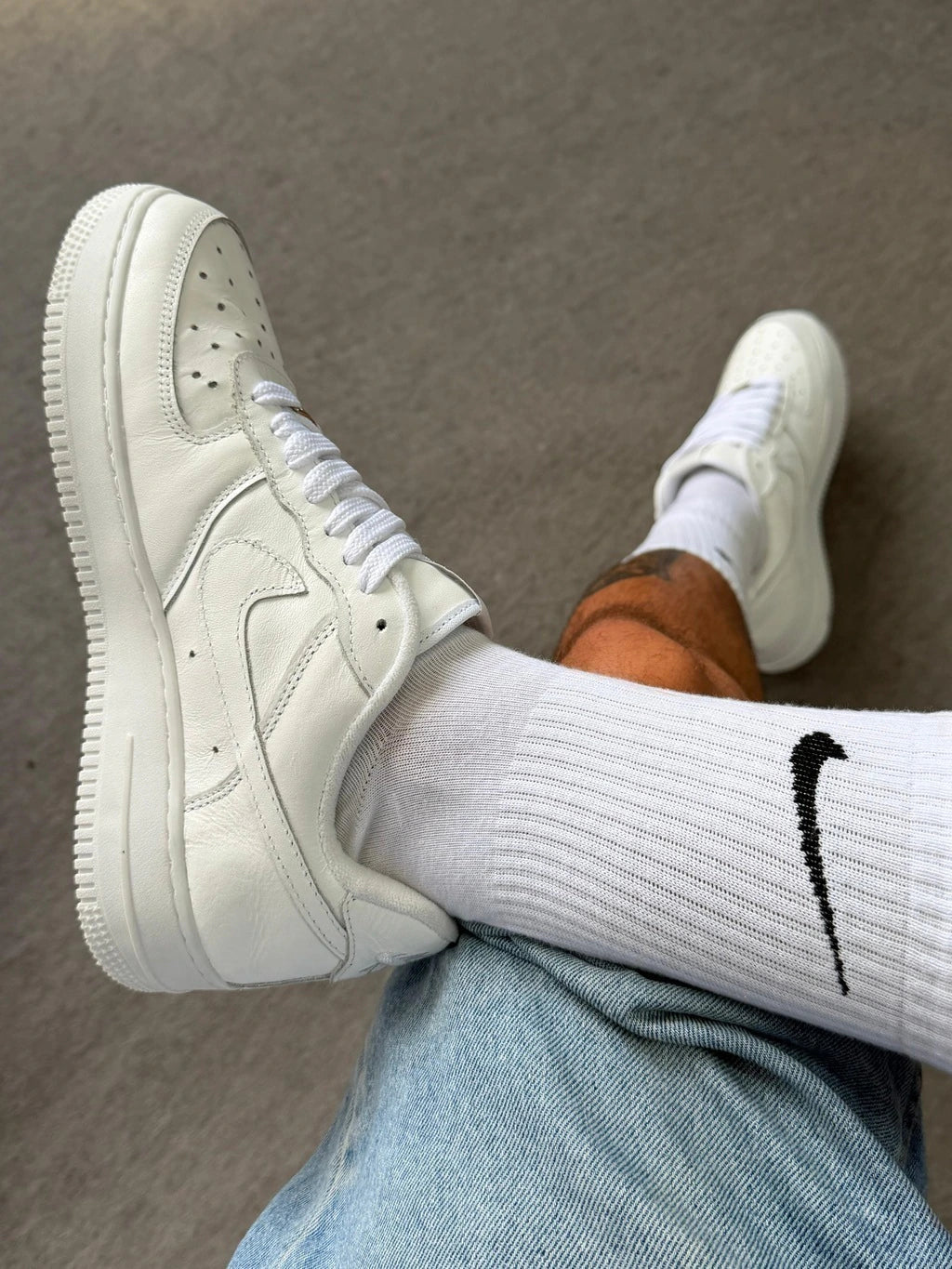 AIR FORCE BRANCO - 100% COURO foto 8