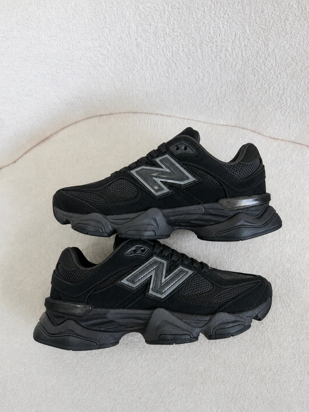 NB 9060 Black Couro
