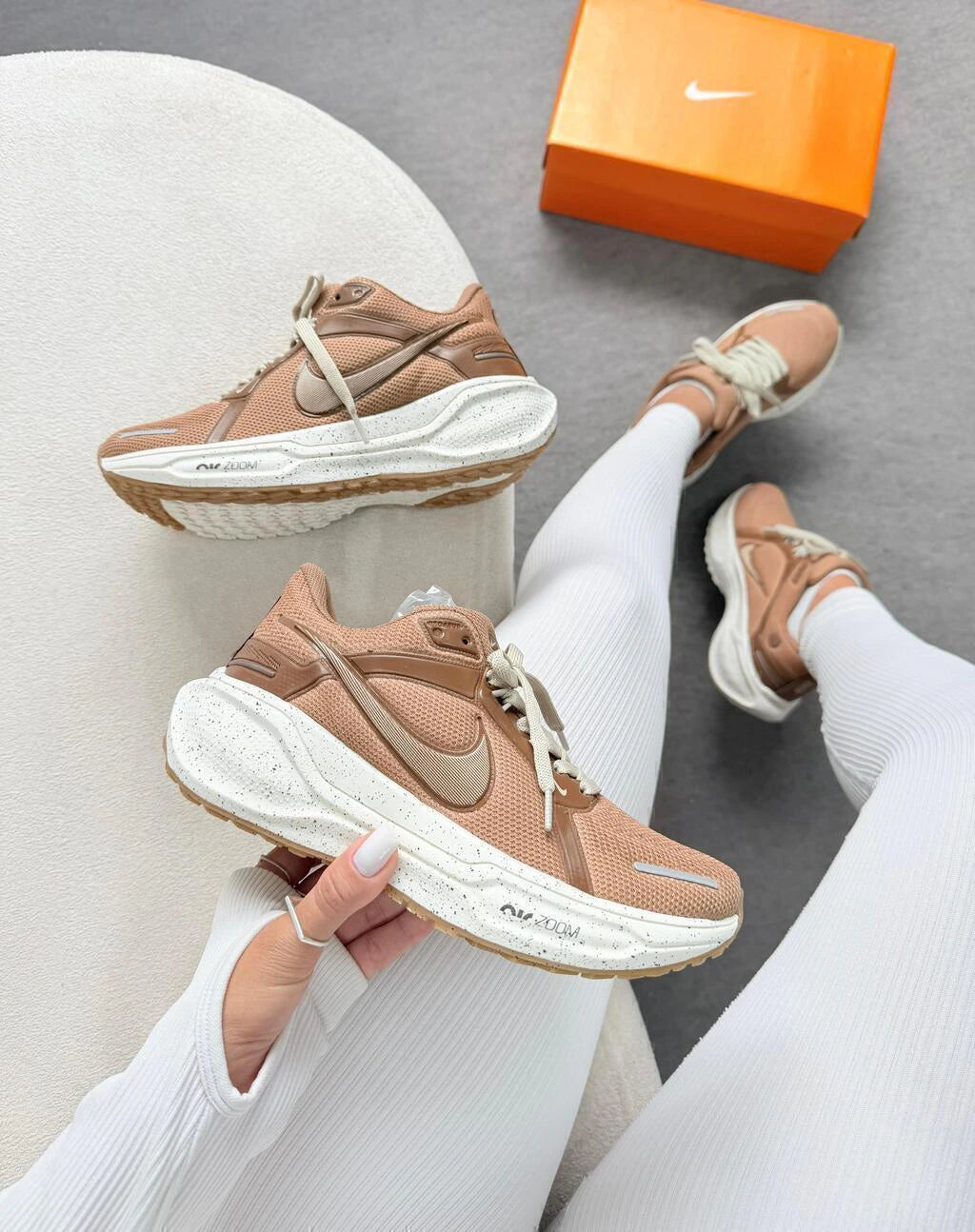 NIKE ZOOM PEGASUS 41 - MARROM foto 6