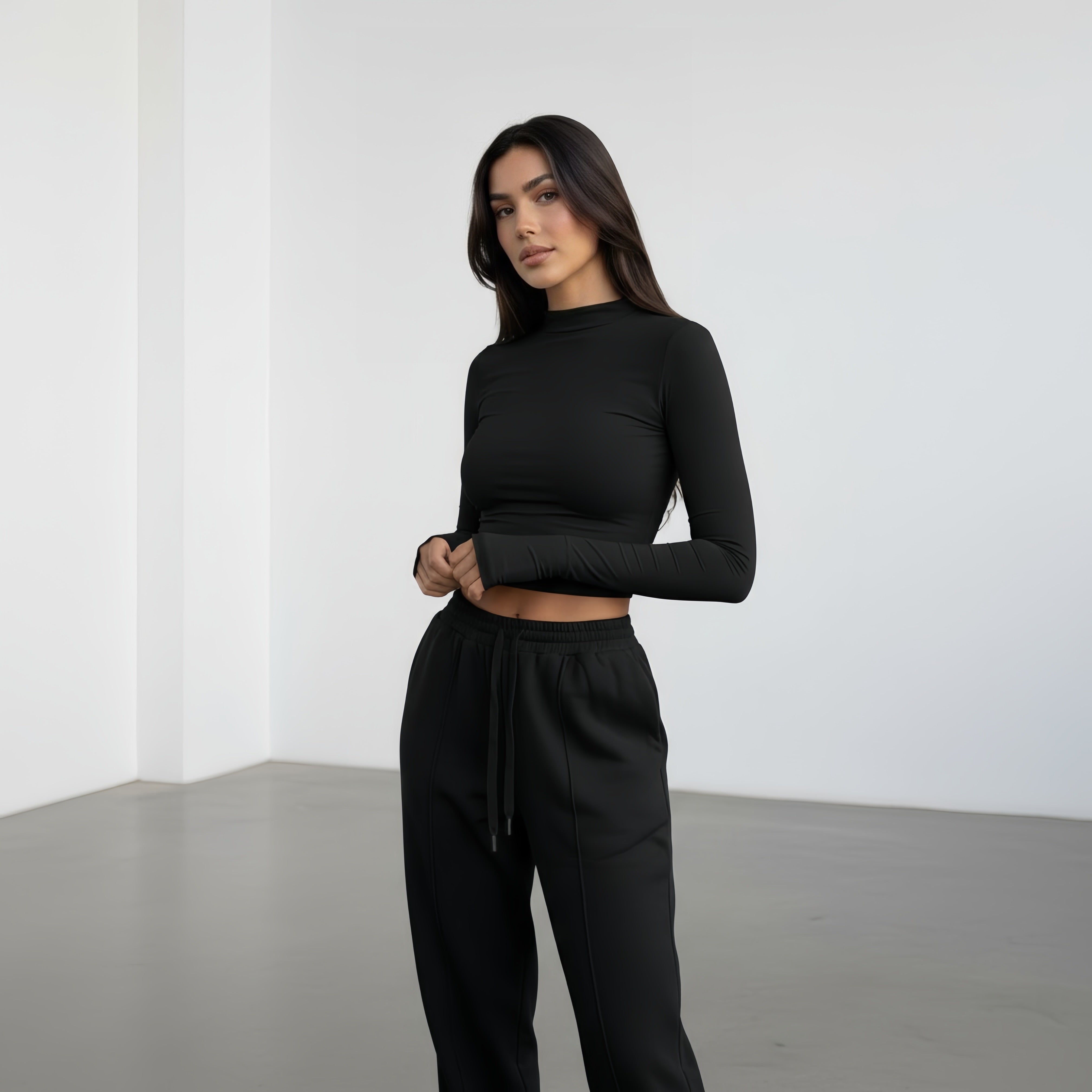 Mode Pleated Sweatpants