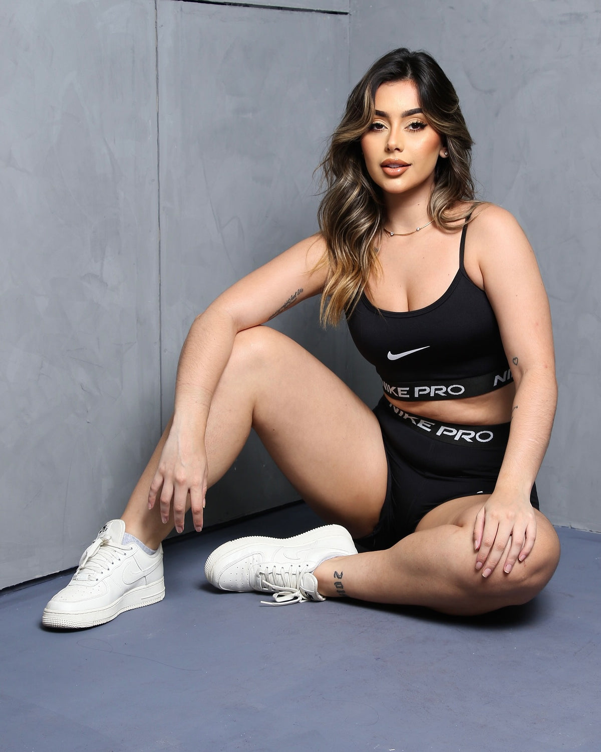 Conjunto Nike Pro - Shorts e Top