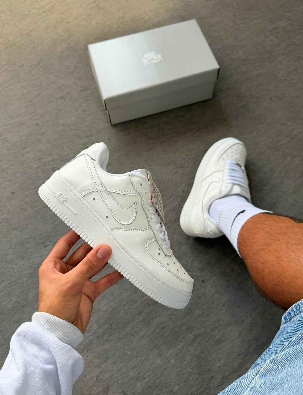 AIR FORCE BRANCO - 100% COURO foto 7