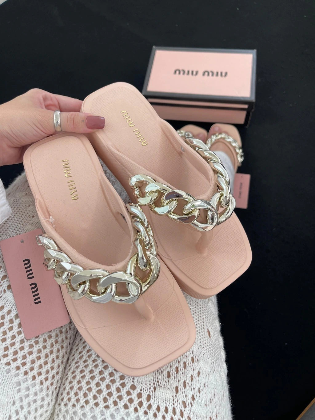RASTEIRA MIUMIU PREMIUM CORRENTE foto 19