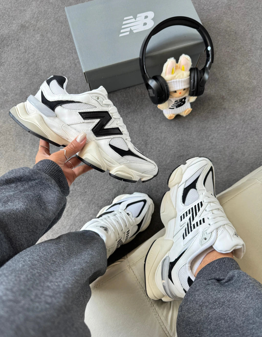 NB 9060 Branco Preto