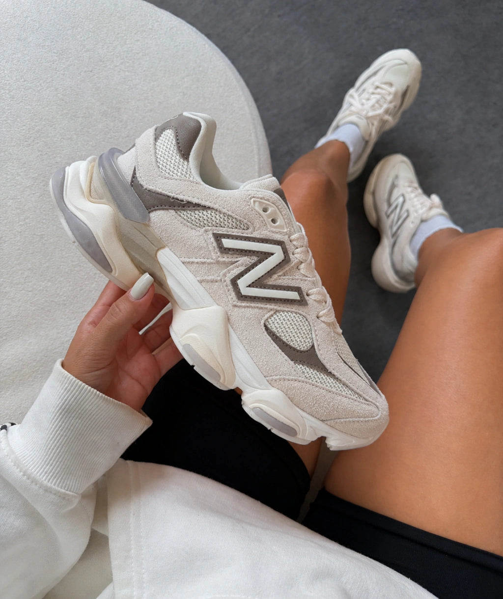 New Balance 9060 Avelã - Couro