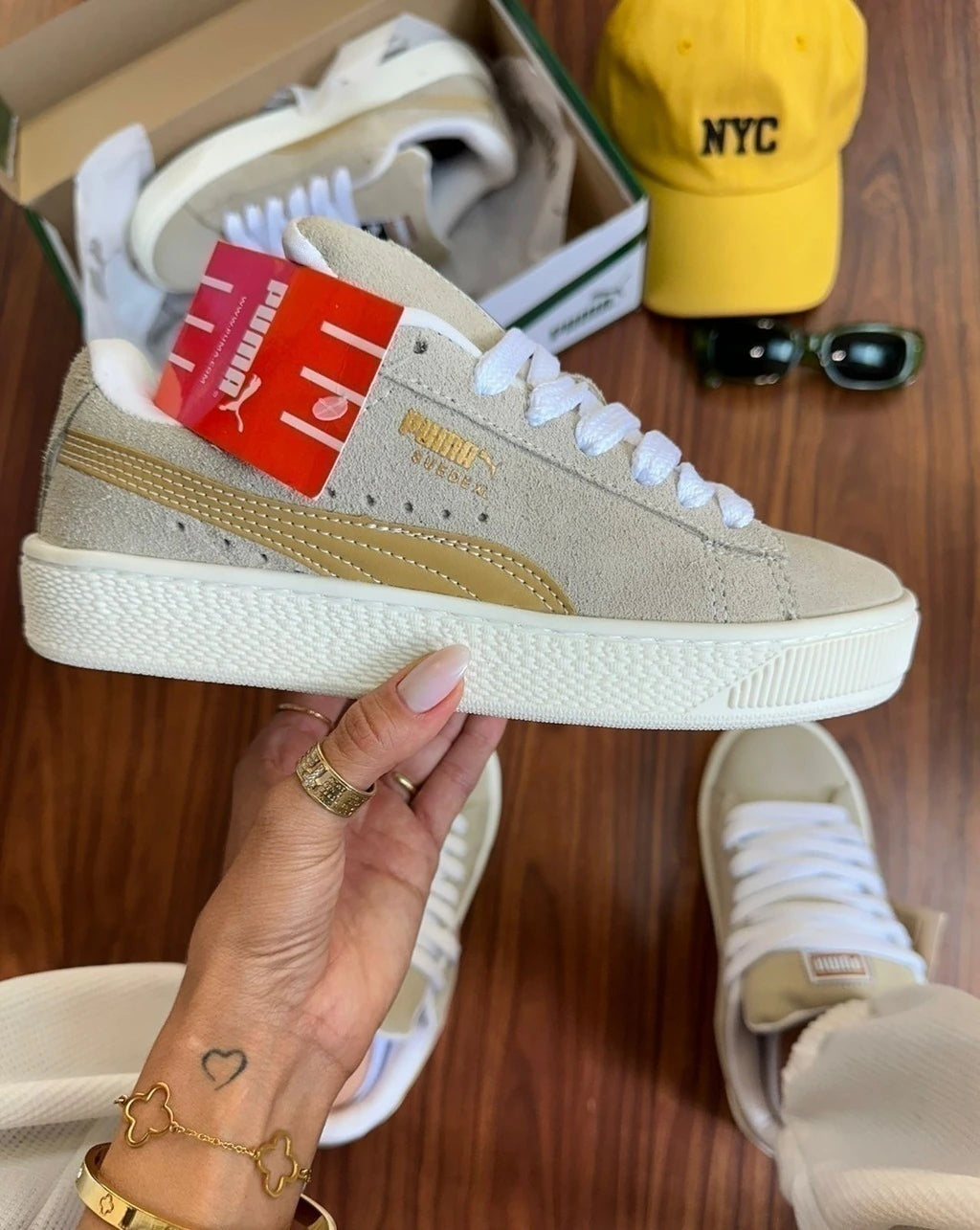 PUMA SUEDE - COURO