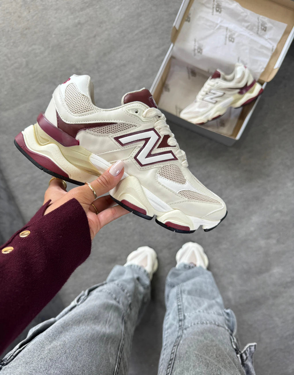 NB 9060 creme Vinho