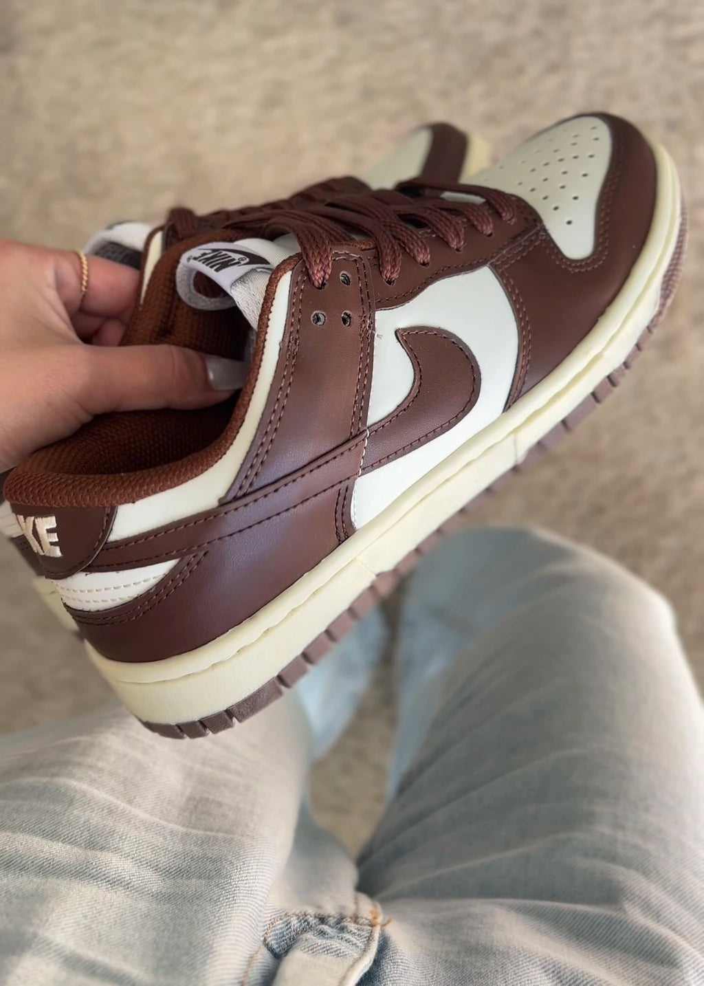 DUNK LOW CACAU - COURO foto 7