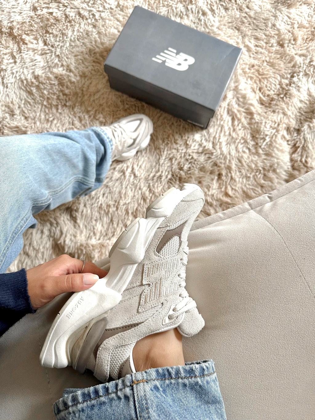 New Balance 9060 Avelã - Couro