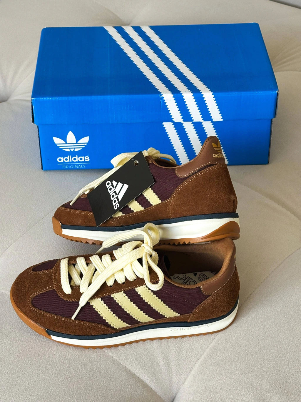 Adidas SL 72 Couro Marrom/Vinho