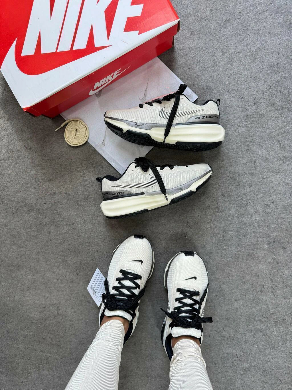 NIKE ZOOM X - CINZA/PRETO foto 7
