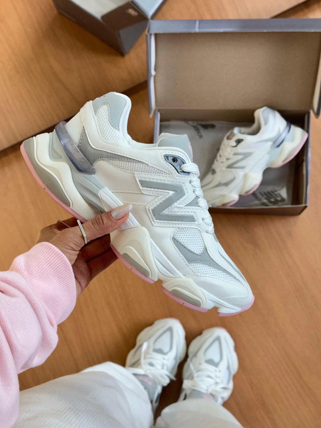 NB 9060 Branco sola rosa