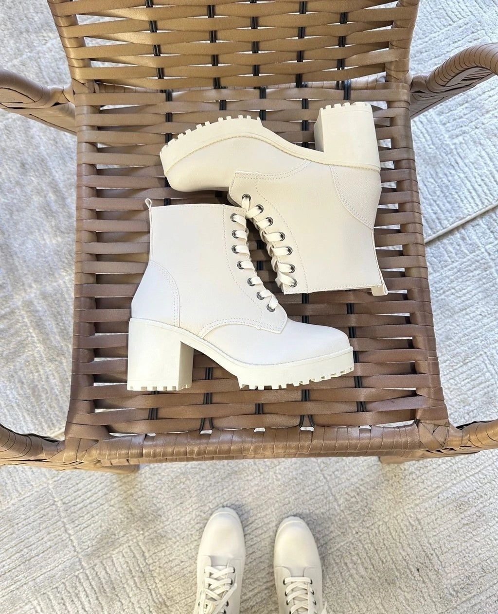 BOTA COTURNO ANTONELLA - CREME foto 3