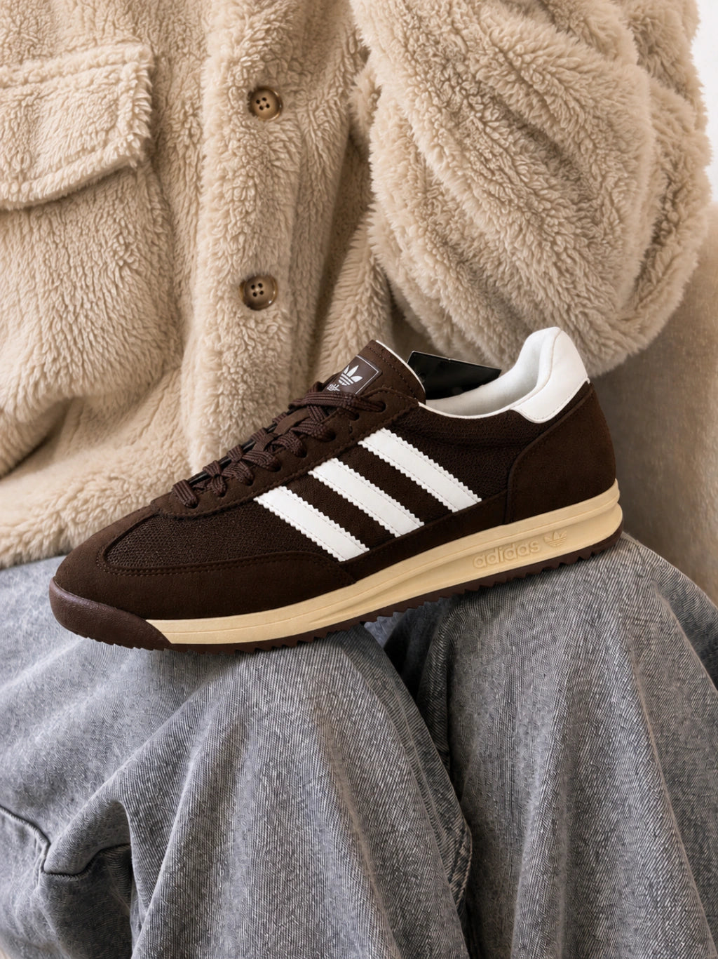 Adidas SL 72 Couro card chocolate