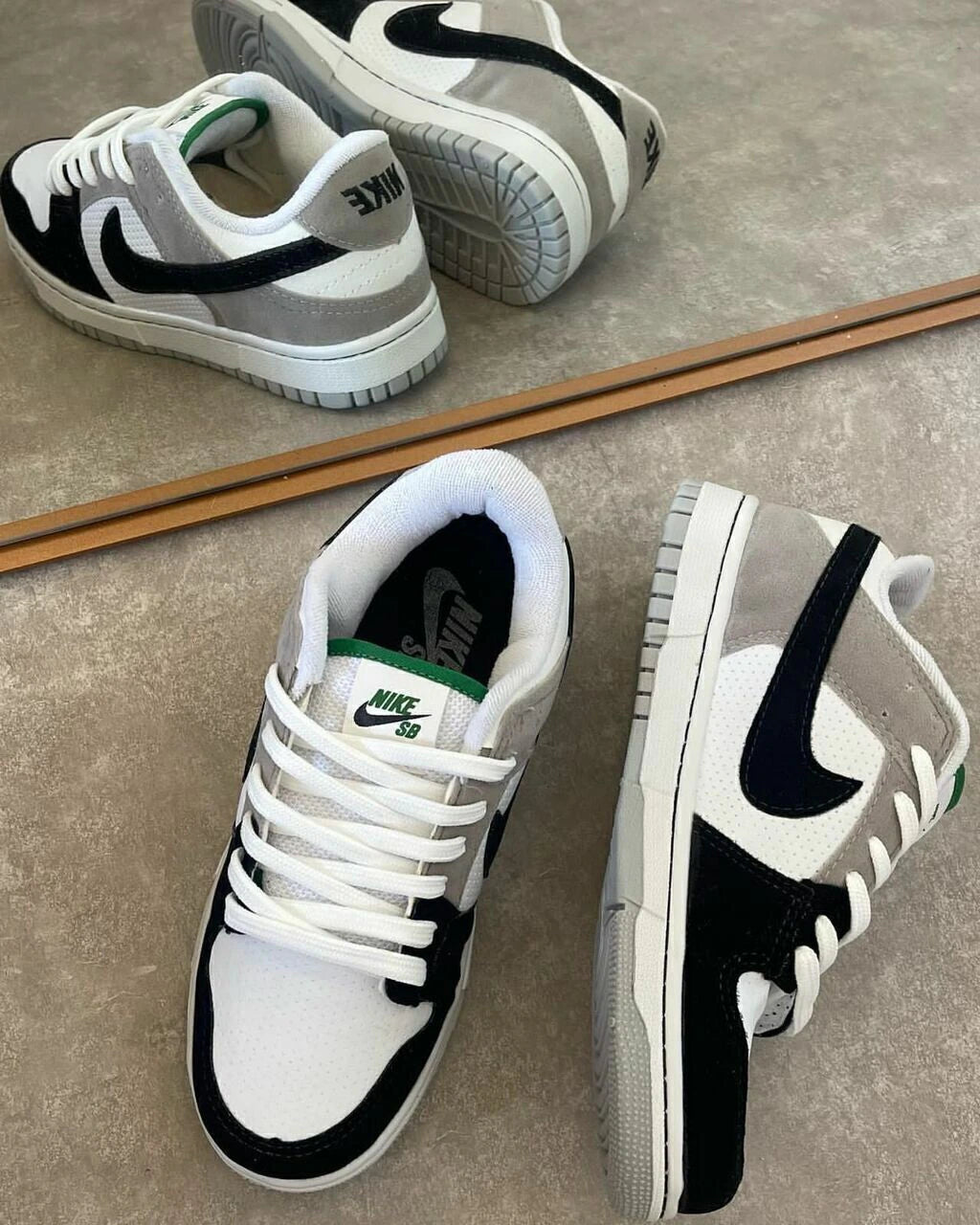 DUNK LOW CAMURÇA - CINZA/PRETO foto 8
