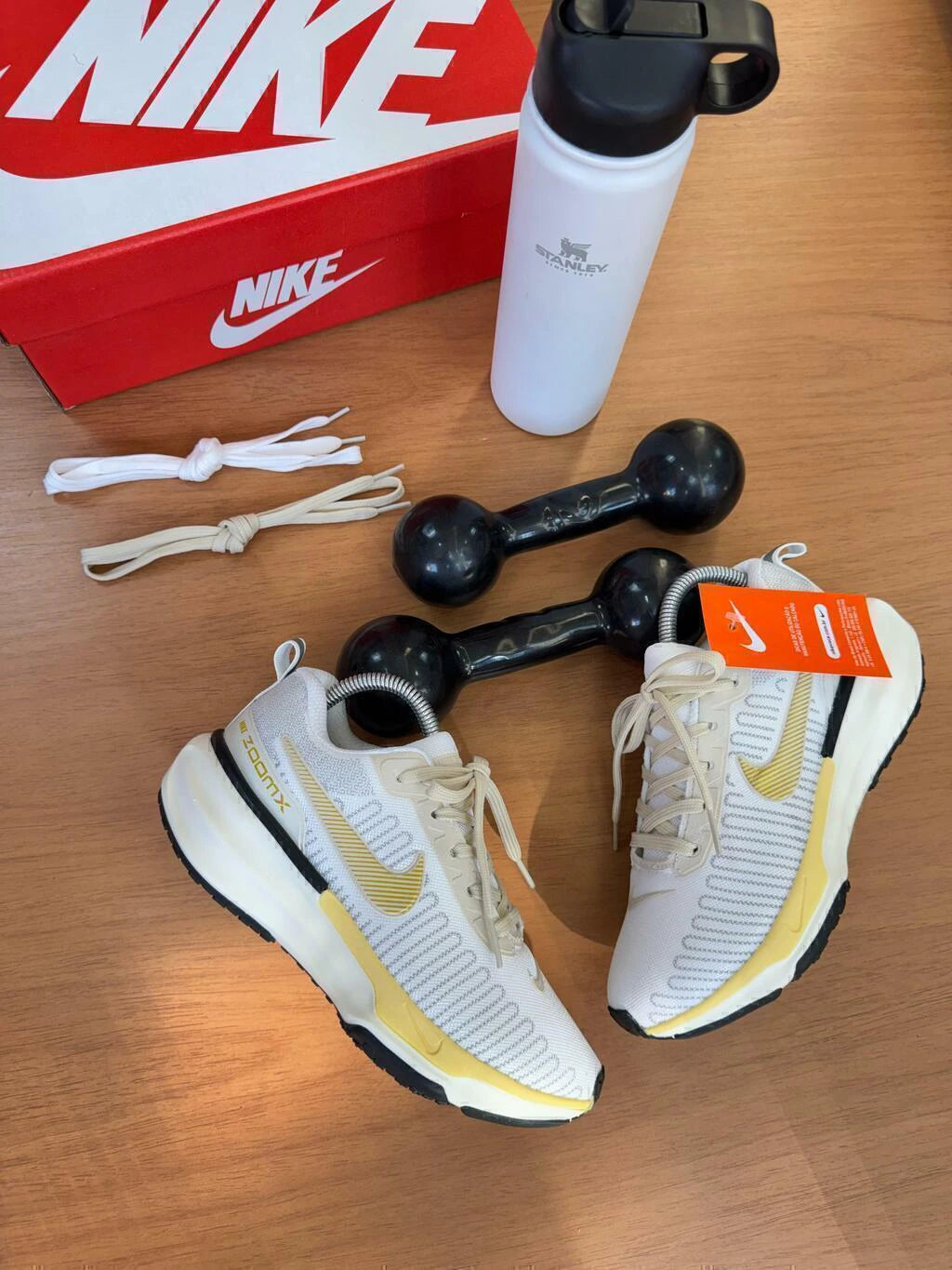 NIKE ZOOM X - BRANCO/AMARELO foto 7