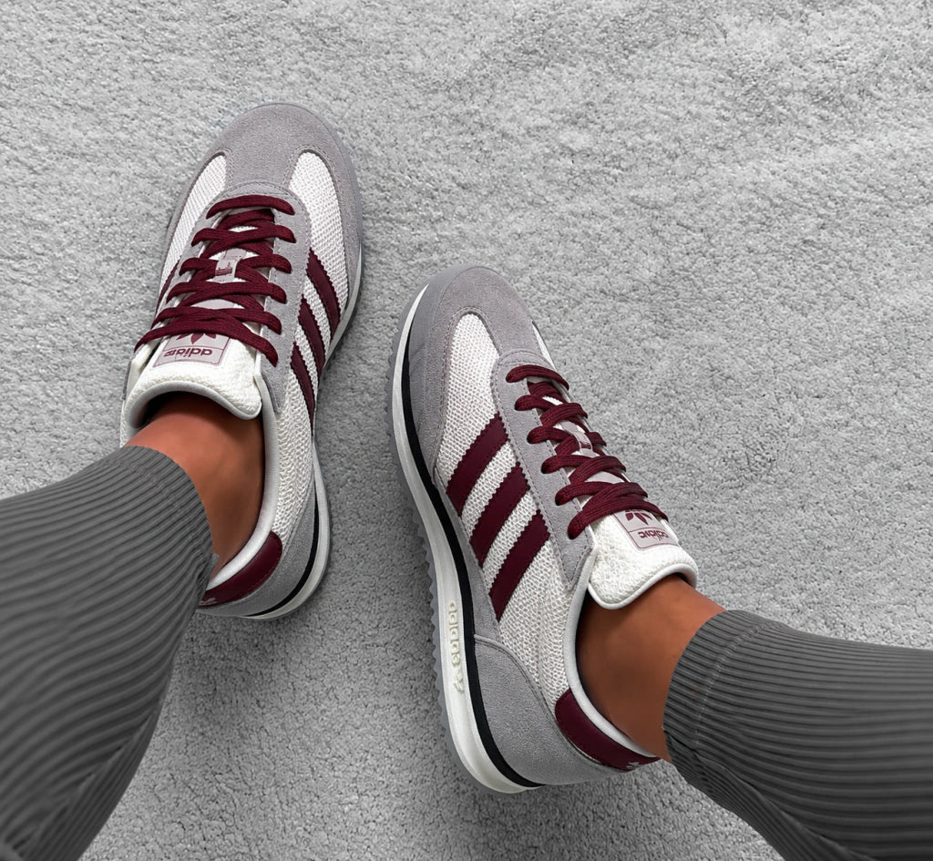 Adidas SL 72 Couro cinza vinho