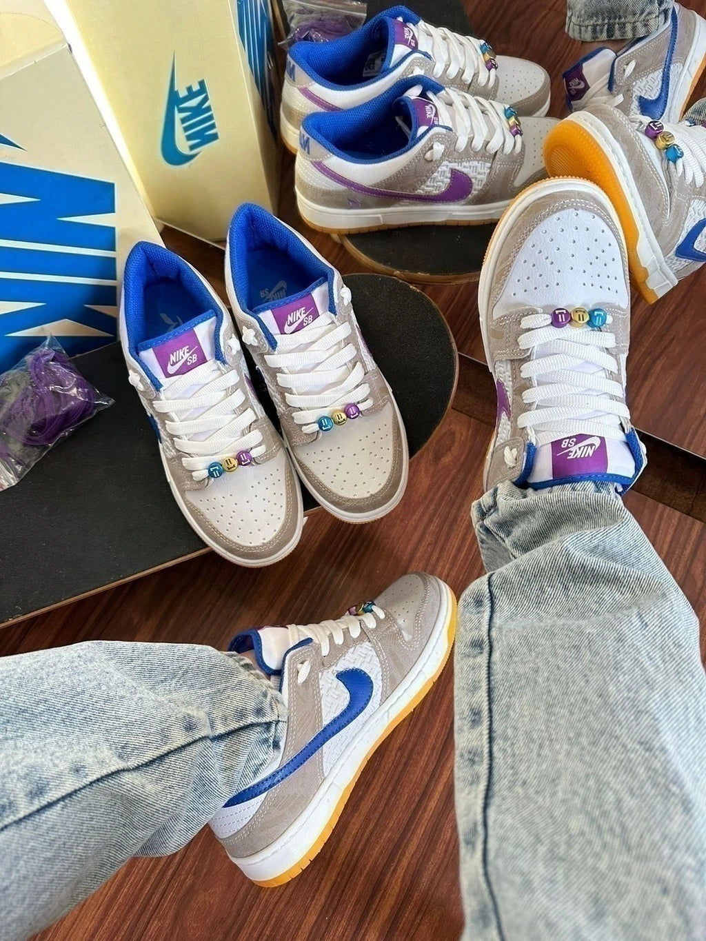 DUNK LOW RAYSSA LEAL- AZUL foto 3