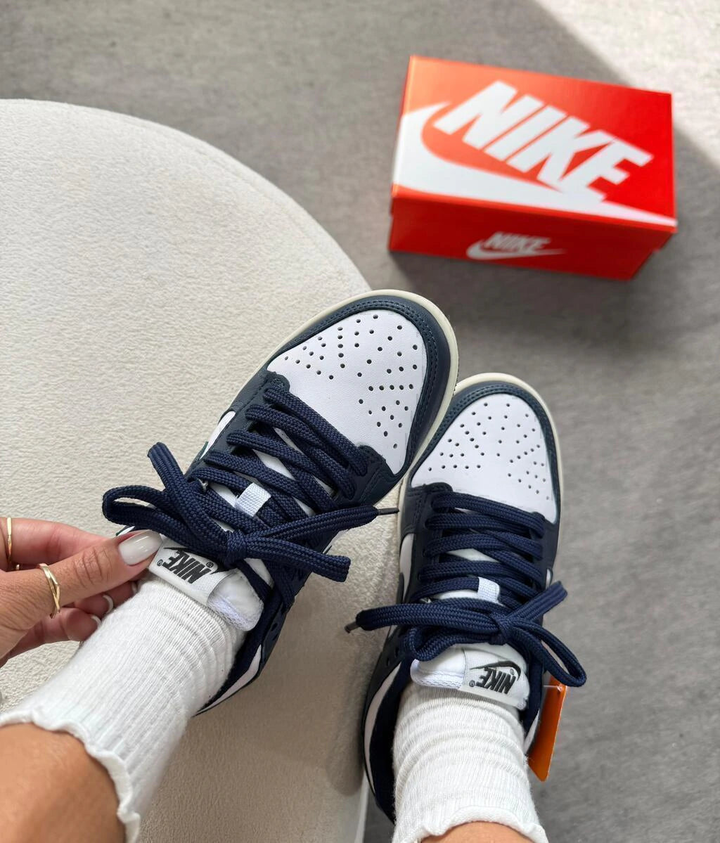 DUNK LOW - AZUL MARINHO COURO foto 2