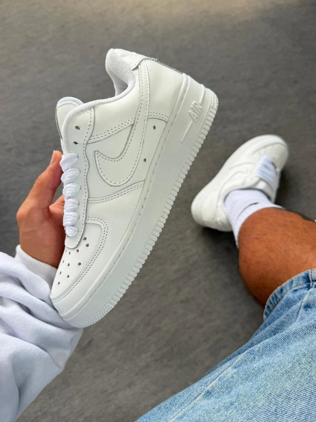 AIR FORCE BRANCO - 100% COURO foto 6