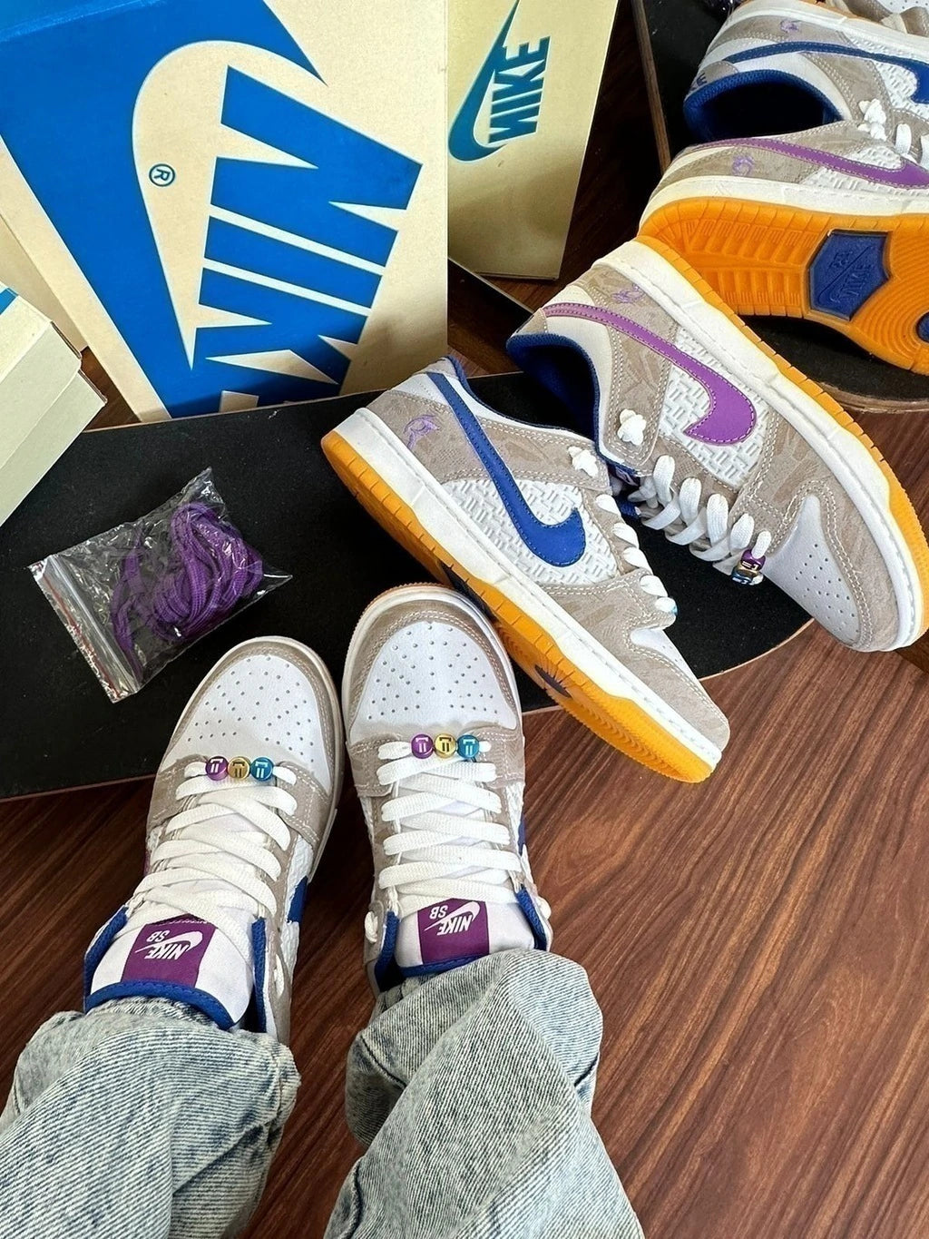 DUNK LOW RAYSSA LEAL- AZUL foto 5