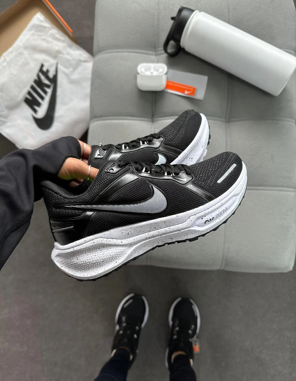 NIKE ZOOM PEGASUS 41 - PRETO/BRANCO