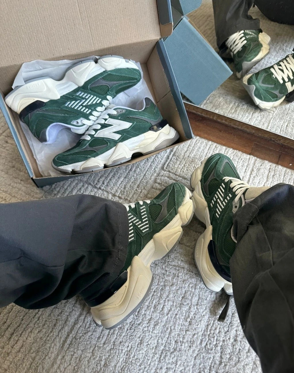 NEW BALANCE 9060 - VERDE foto 5