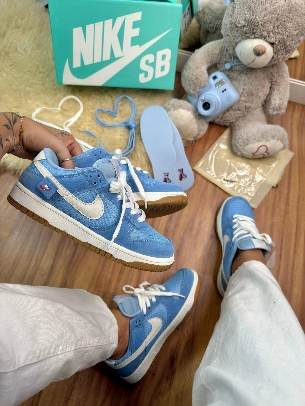 DUNK LOW TEDDY BEAR - AZUL