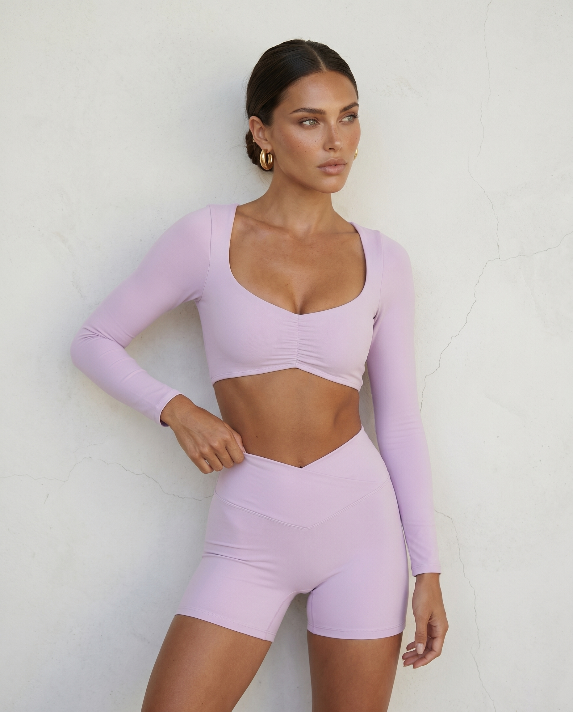 Luxe Vision – Shorts com corte em V