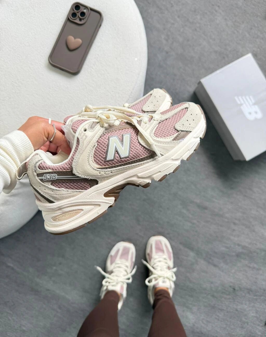 NEW BALANCE 530 ROSE LATTE foto 2