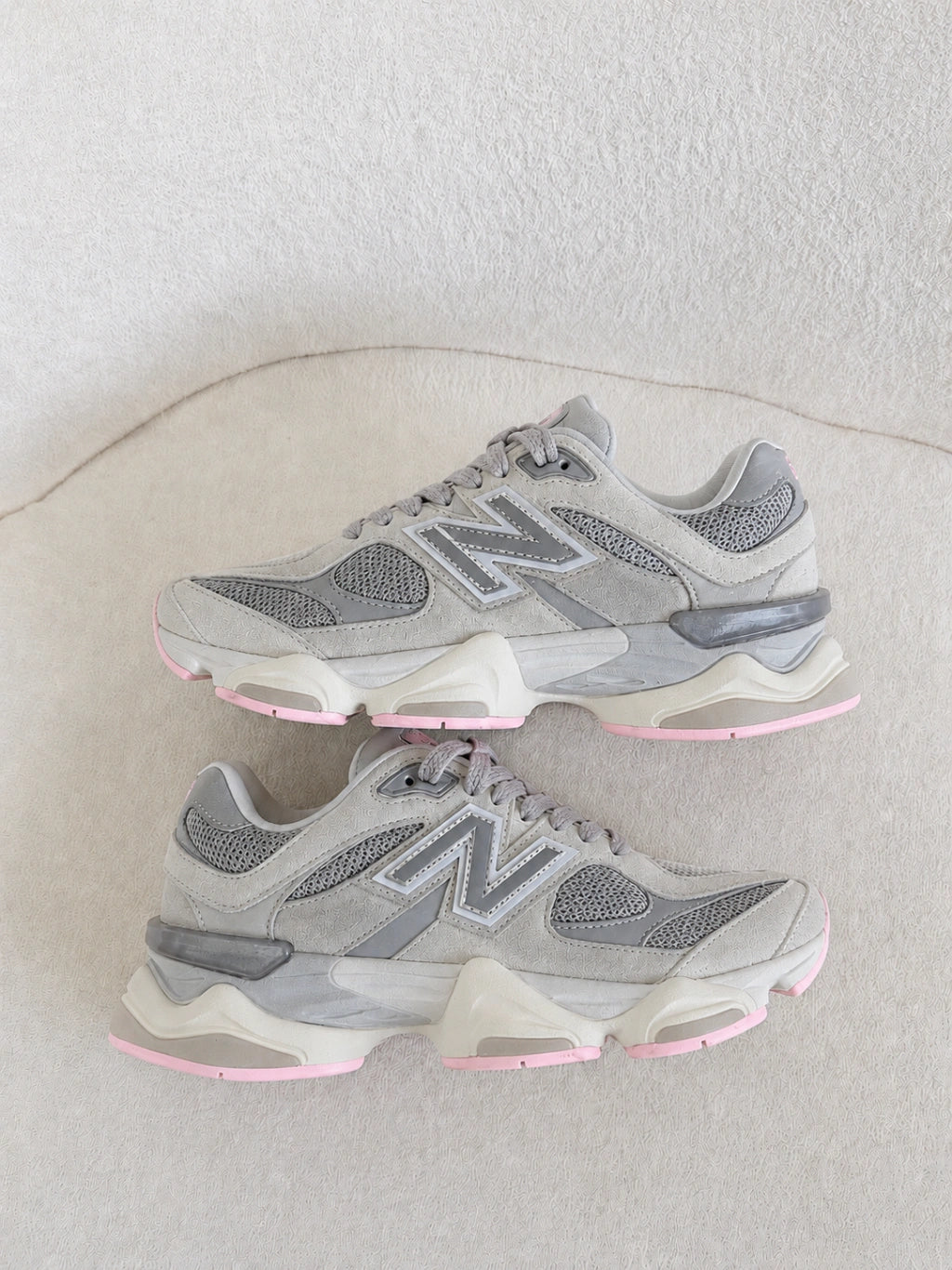 NB 9060 Cinza sola Rosa - Couro