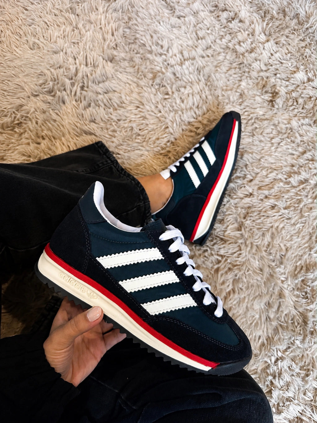 Adidas SL 72 marinho Couro