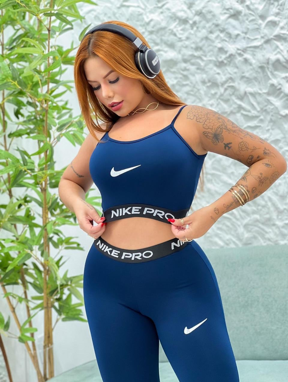 Conjunto Nike Pro - Legging e Top