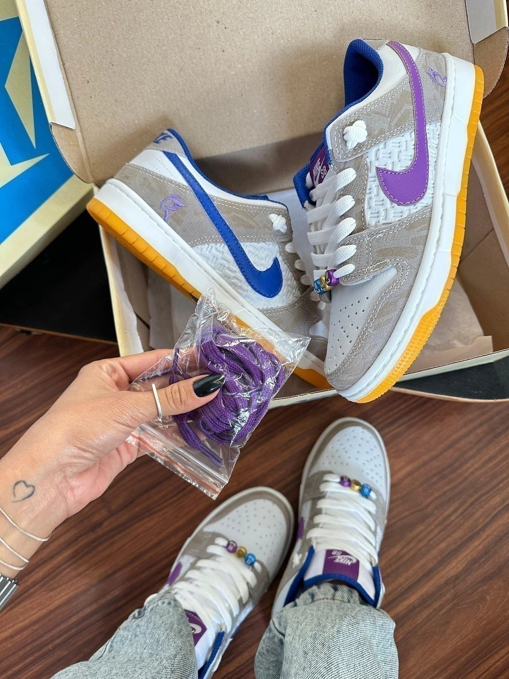DUNK LOW RAYSSA LEAL- AZUL foto 4