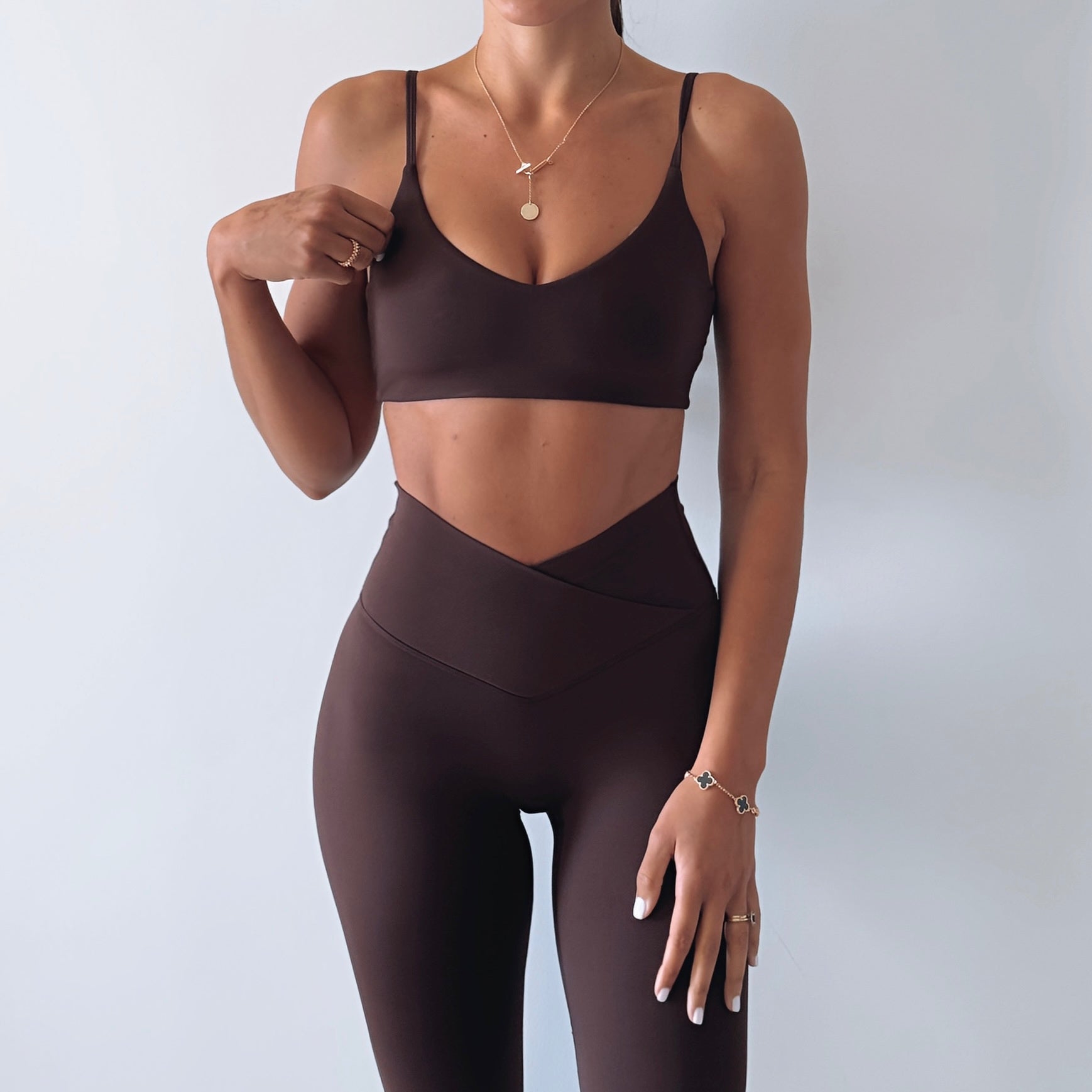 Sutiã Luxe Bare com decote em V