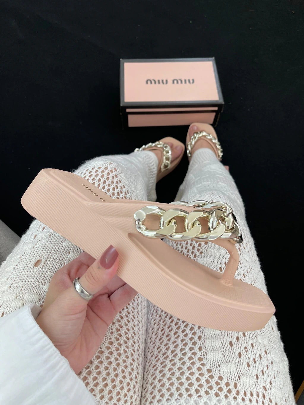 RASTEIRA MIUMIU PREMIUM CORRENTE foto 18
