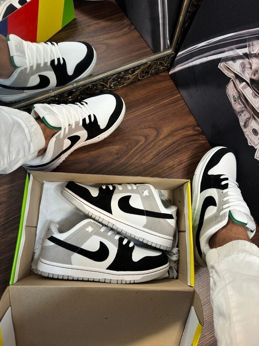 DUNK LOW CAMURÇA CINZA foto 2