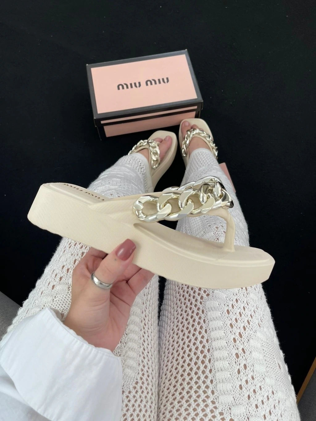 RASTEIRA MIUMIU PREMIUM CORRENTE foto 12