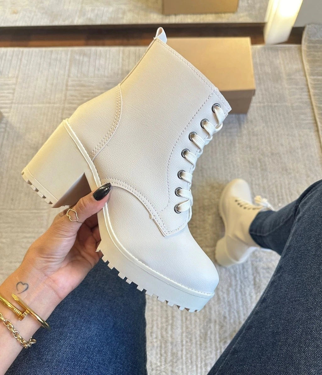 BOTA COTURNO ANTONELLA - CREME