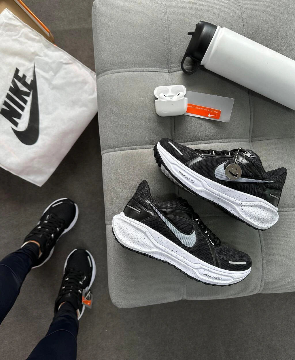 NIKE ZOOM PEGASUS 41 - PRETO/BRANCO foto 4