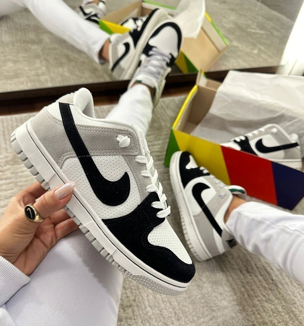 DUNK LOW CAMURÇA - CINZA/PRETO foto 4