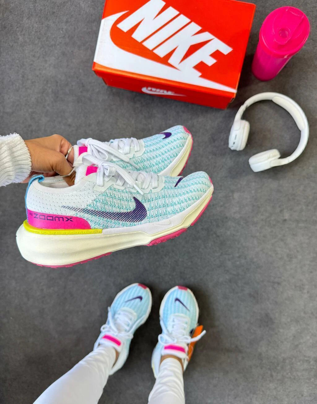 NIKE ZOOM X - AZUL/ROSA