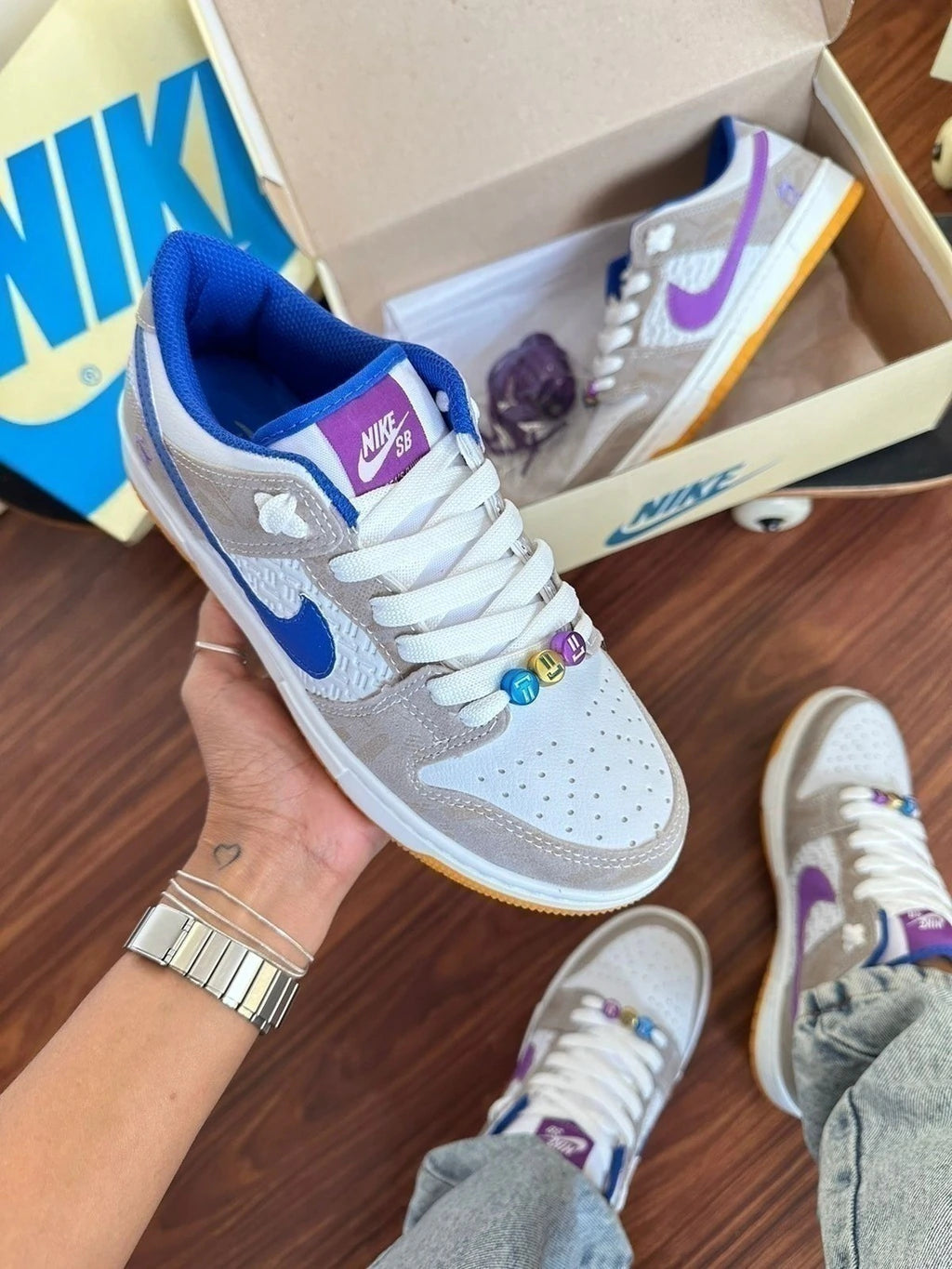 DUNK LOW RAYSSA LEAL- AZUL foto 6