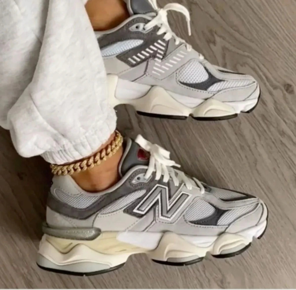 NB 9060 Cinza Chumbo - Couro