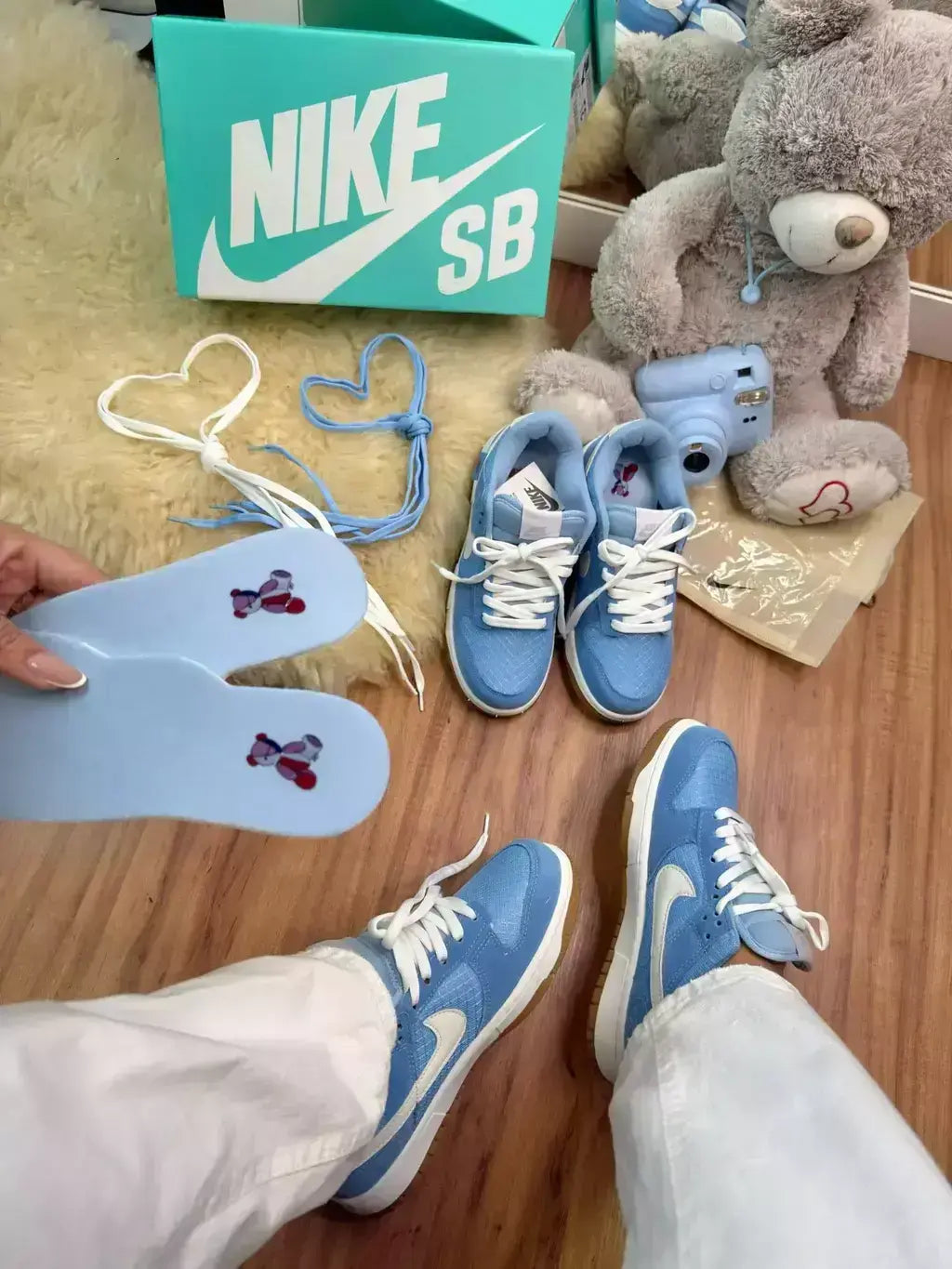 DUNK LOW TEDDY BEAR - AZUL foto 3